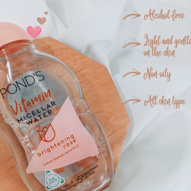 Pond's Vitamin Micellar Water Brightening Rose review photo by pickachuuu