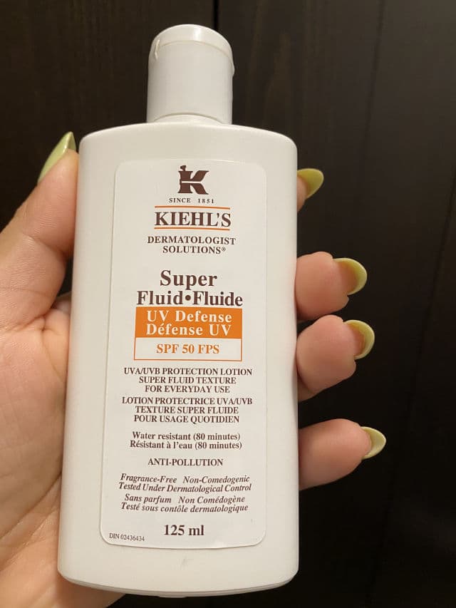 Kiehl's Super Fluid UV Defense SPF 50+ review photo by PickySneha