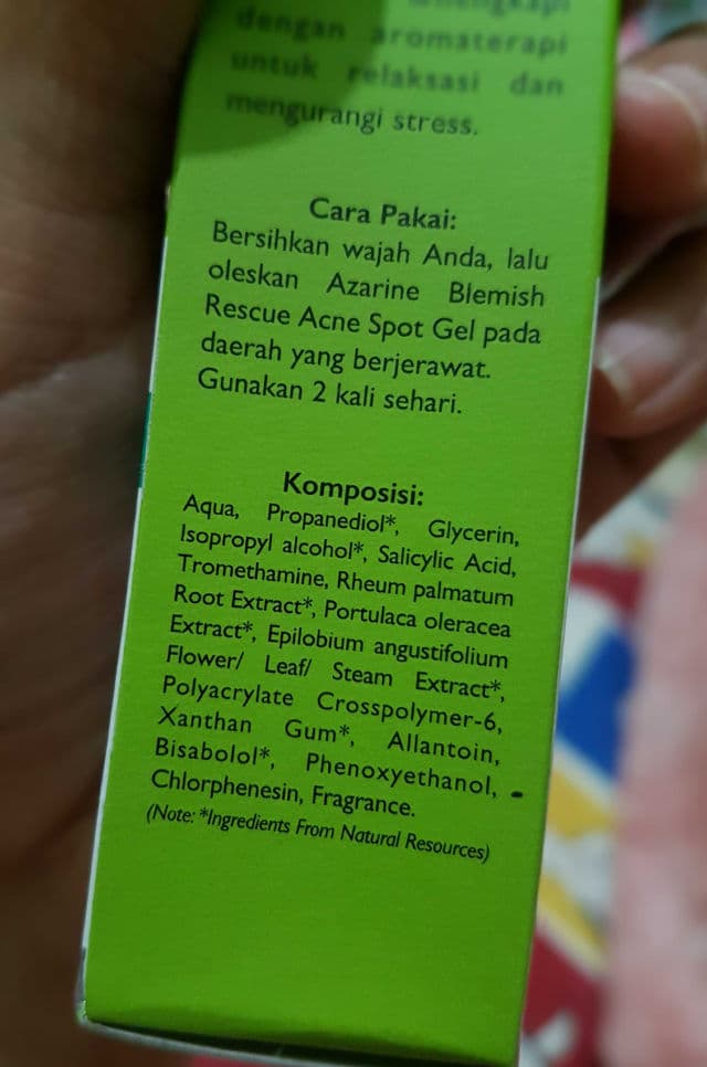 Azarine Acne Spot Gel review photo by irama