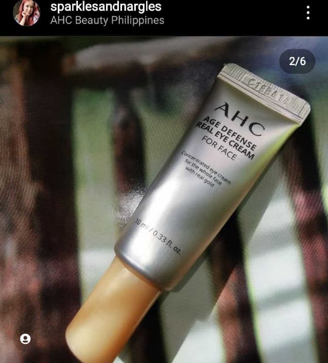 AHC Age Defense Real Eye Cream for Face review photo by sparklesandnargles