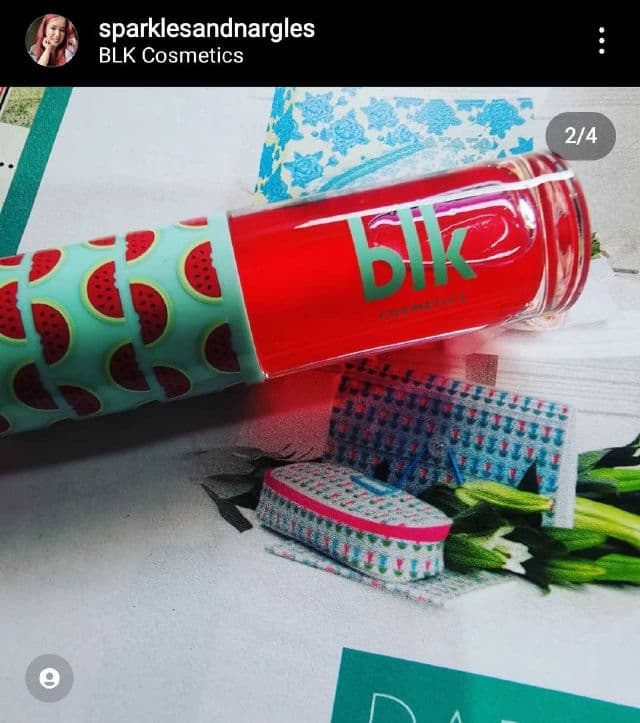 BLK Cosmetics Fresh Lip Treatment Oil Wondermelon review photo by sparklesandnargles