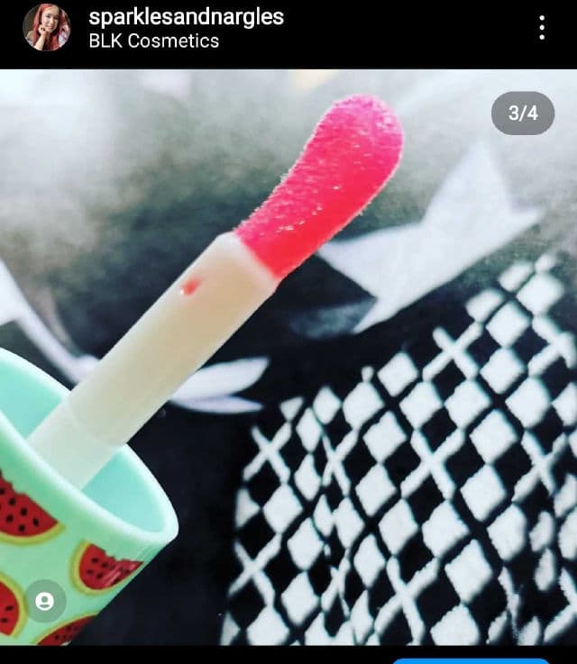 BLK Cosmetics Fresh Lip Treatment Oil Wondermelon review photo by sparklesandnargles
