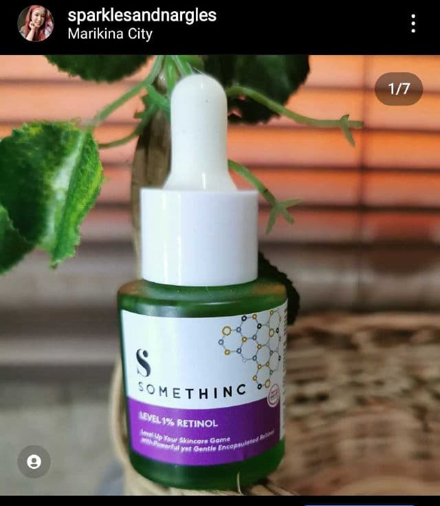 Somethinc Level 1% Encapsulated Retinol review photo by sparklesandnargles