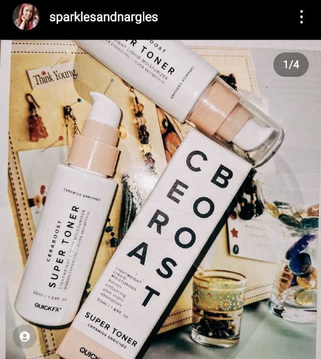 QUICK FX Ceraboost Enriched Super Toner review photo by sparklesandnargles