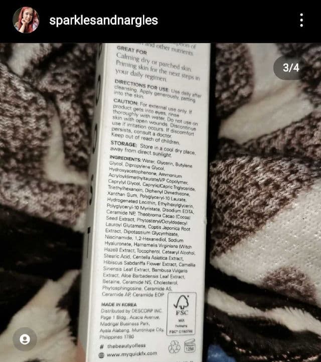 QUICK FX Ceraboost Enriched Super Toner review photo by sparklesandnargles
