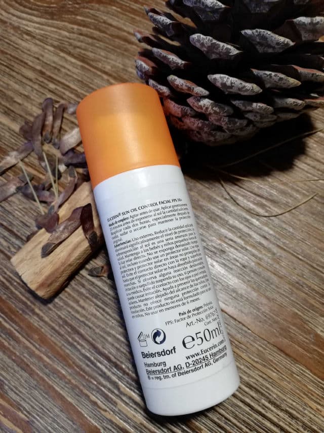 Eucerin Oil Control Sun Gel-Cream Dry Touch SPF 50+ review photo by belenm80