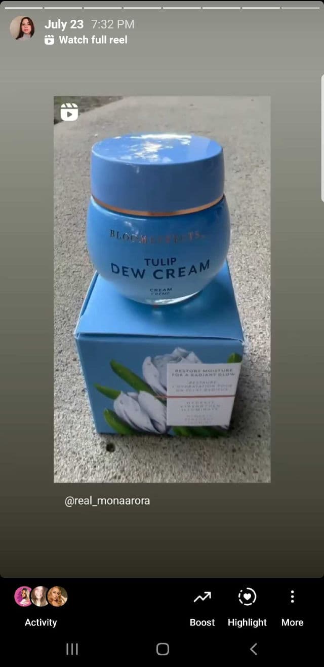 Bloomeffects Tulip Dew Cream review photo by mona29