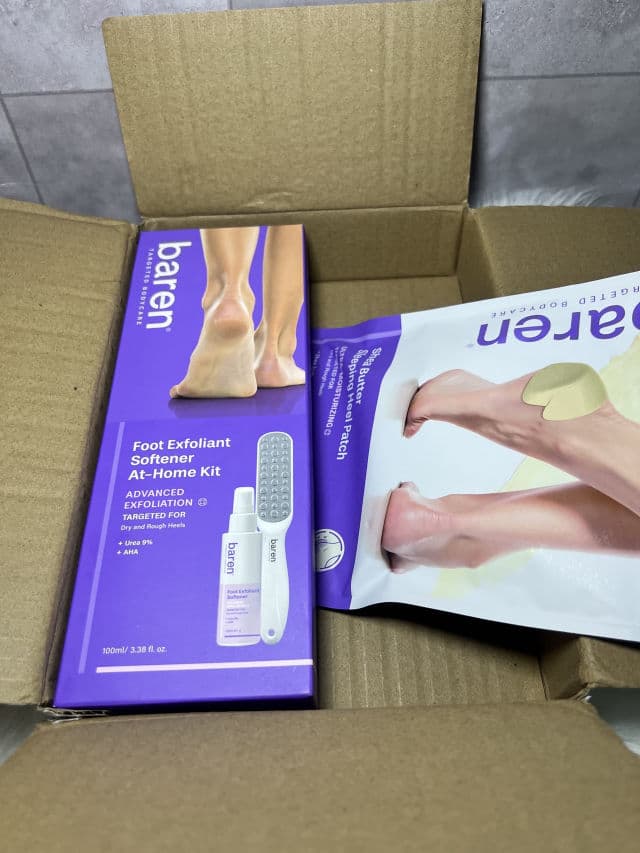 Baren Foot Softener At-home Kit: Foot File & Callus Softener Spray review photo by Evonny06