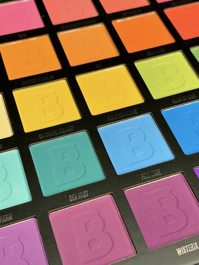Beauty Bay Bright Matte 42 Colour Palette review photo by makeupartistmya