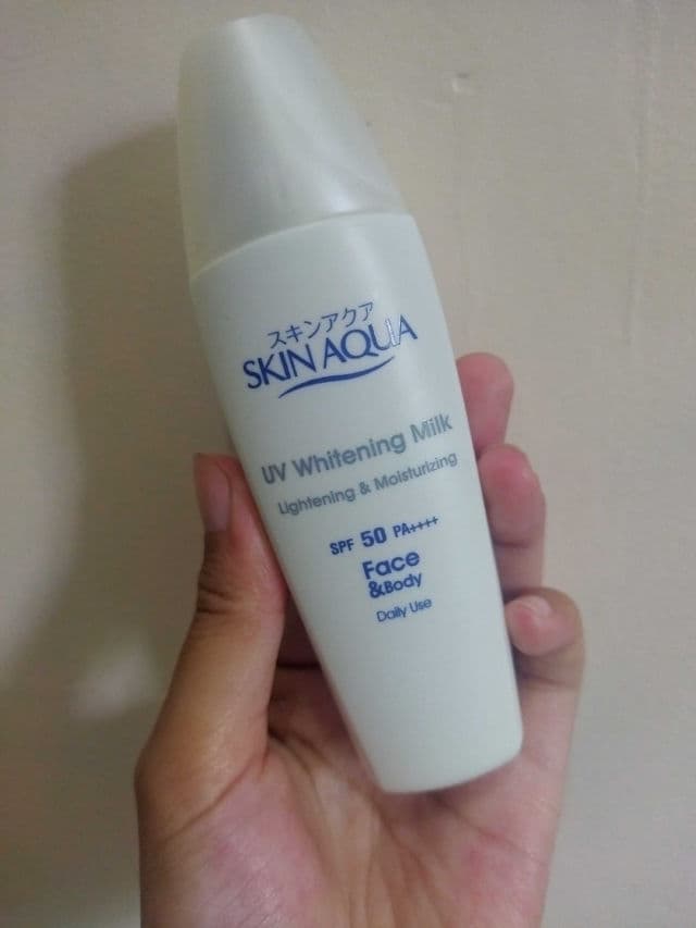 SKIN AQUA UV Whitening Milk SPF 50 PA++++ review photo by Chantiara