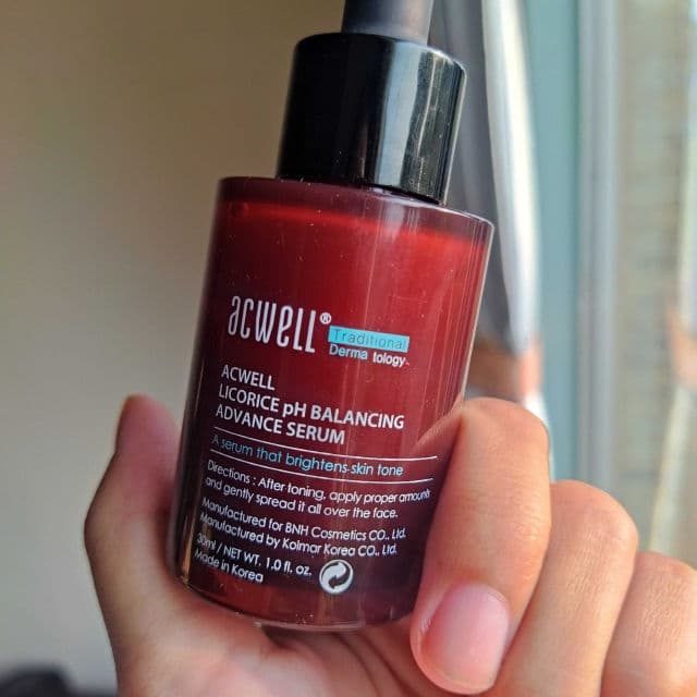 ACWELL Licorice pH Balancing Advance Serum review photo by Chantiara