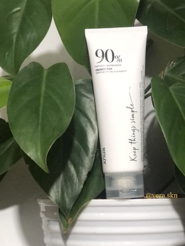 ANUA Heartleaf Gentle Facial Cleanser review photo by Veraskn