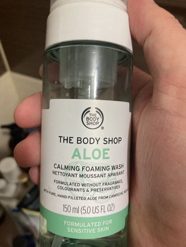 The Body Shop Aloe Calming Foaming Wash review photo by IamEge