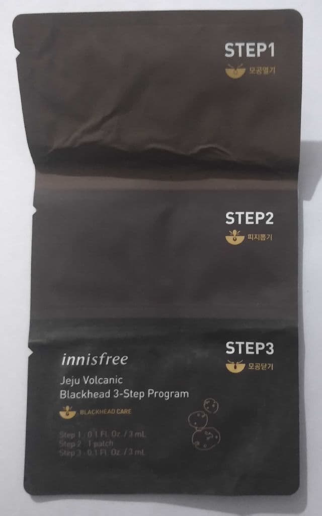INNISFREE Jeju Volcanic Blackhead 3-Step review photo by Prez