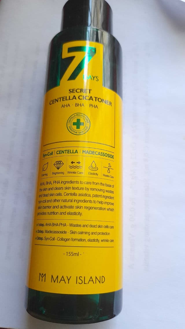 MAY ISLAND 7 Days Secret Centella Cica Toner review photo by Kimjoohans
