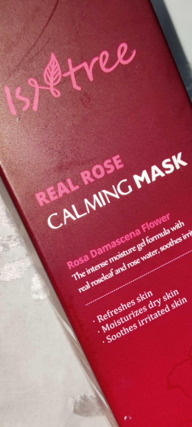 ISNTREE Real Rose Calming Mask review photo by skincarewithbookworm