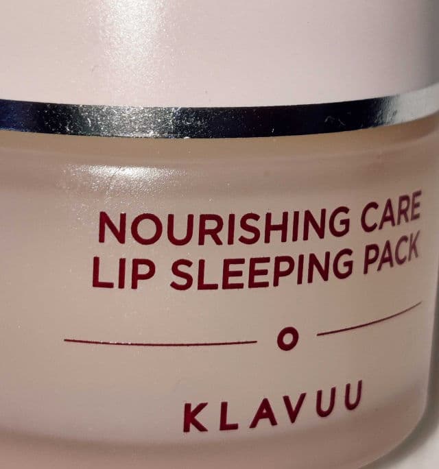 Klavuu Nourishing Care Lip Sleeping Pack review photo by skincarewithbookworm