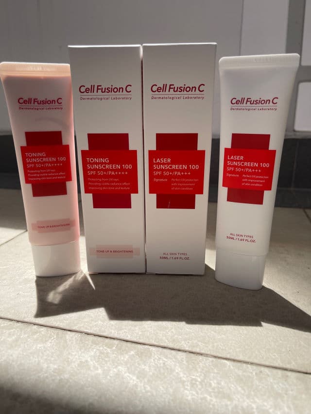 Cell Fusion C Laser Sunscreen 100 SPF50+/PA+++ review photo by CharisTing