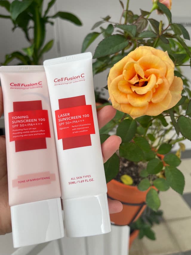Cell Fusion C Laser Sunscreen 100 SPF50+/PA+++ review photo by CharisTing