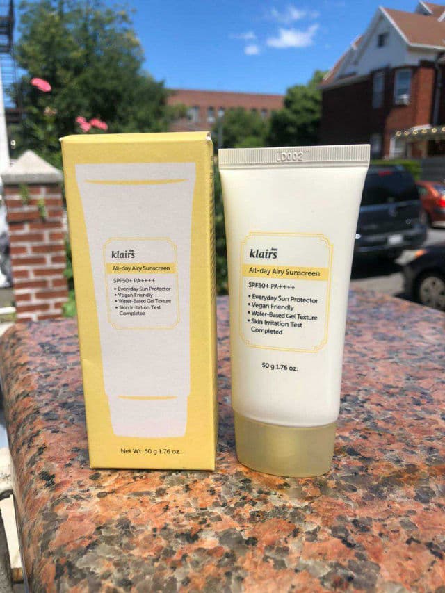 Dear, Klairs All-day Airy Sunscreen SPF50+ PA++++ review photo by villemo20