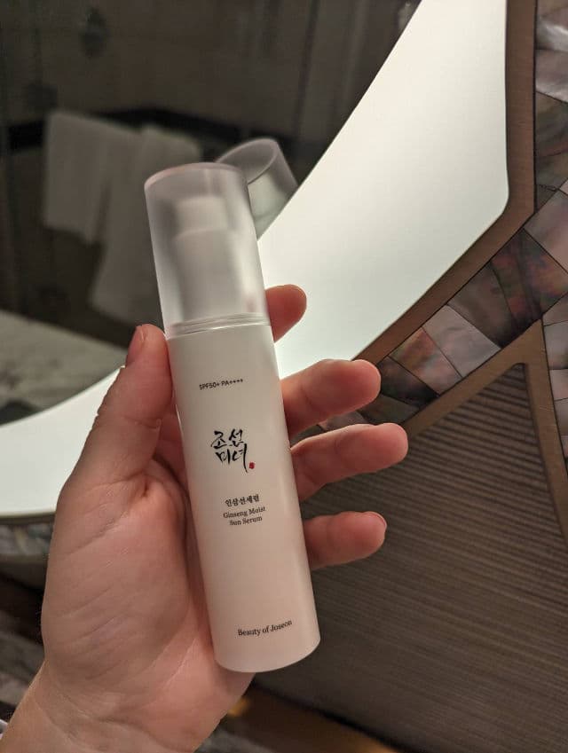 BEAUTY OF JOSEON Ginseng Moist Sun Serum SPF50+ PA++++ review photo by olaleks