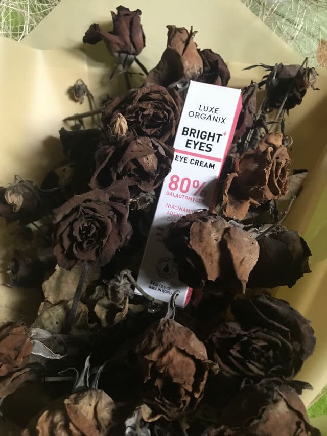 Luxe Organix Bright Eyes Eye Cream 80% Galactomyces review photo by iliamiarie
