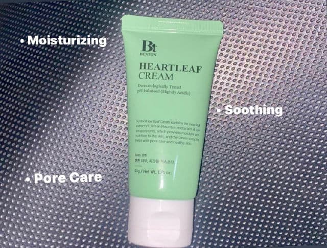BENTON Heartleaf Cream review photo by SallyZ