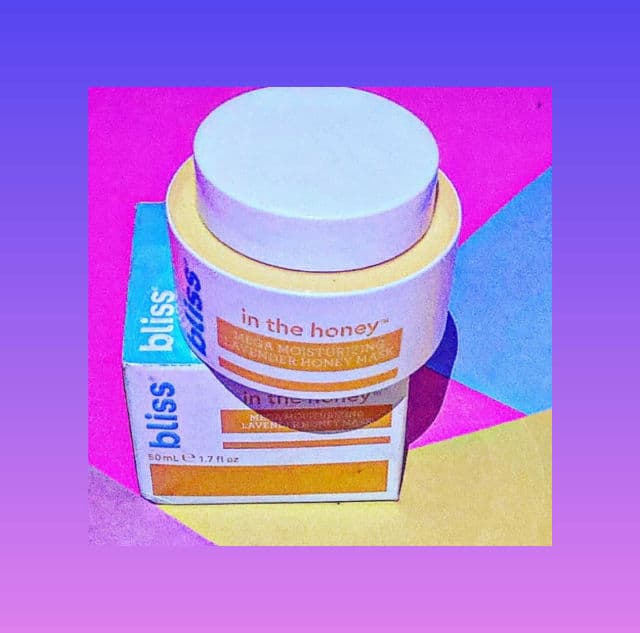 Bliss In the Honey Mega Moisturizing Lavender Honey Mask review photo by glowyoungwithme
