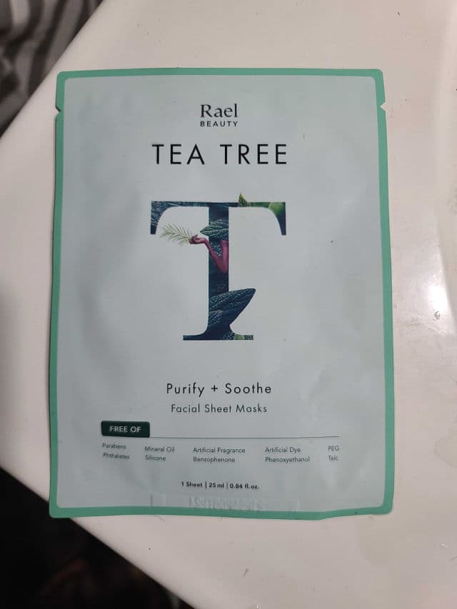 Rael Tea Tree Sheet Masks review photo by Reviewswithav