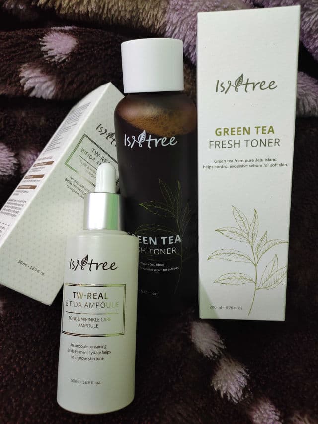 ISNTREE Green Tea Fresh Toner review photo by Supriti