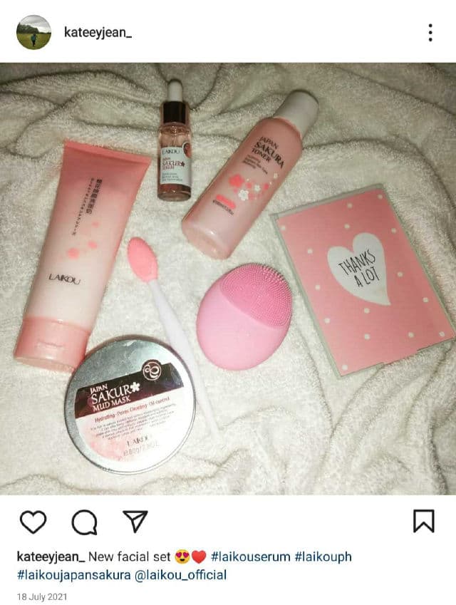 Laikou Japan Sakura Nicotinamide Sakura Essence Cream review photo by kateeyjean
