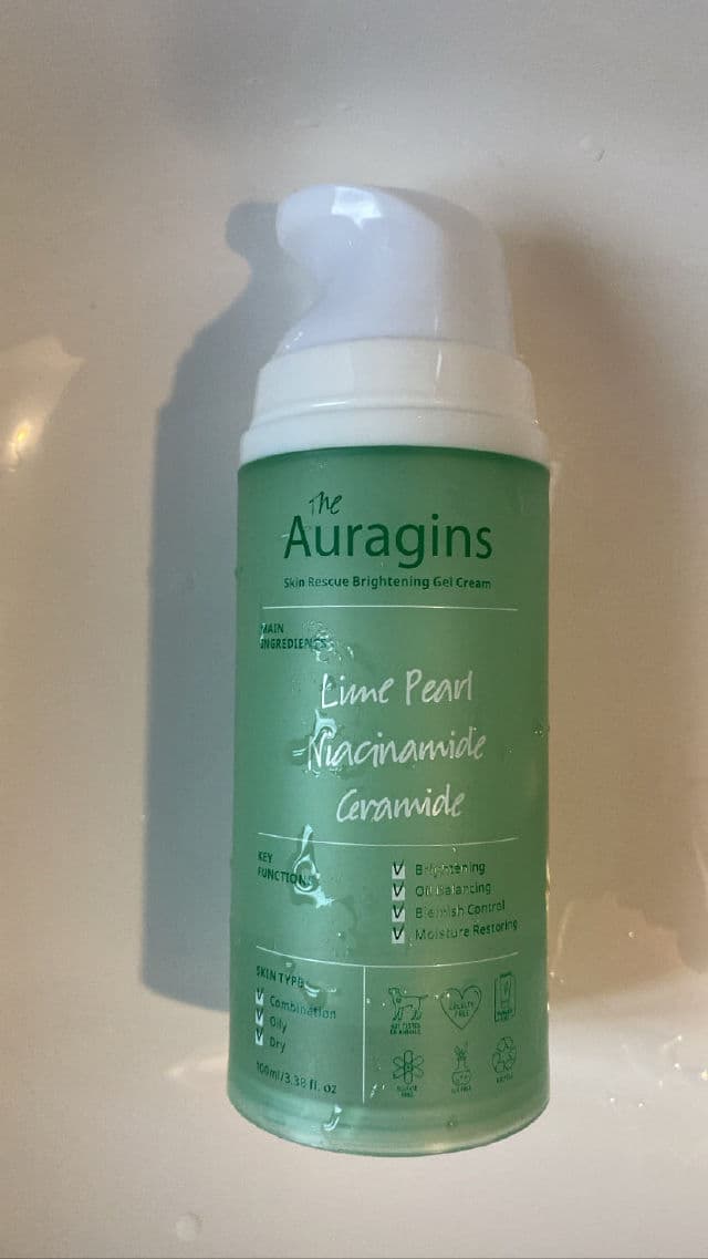 The Auragins Skin Rescue Brightening Gel Cream review photo by beautyobs