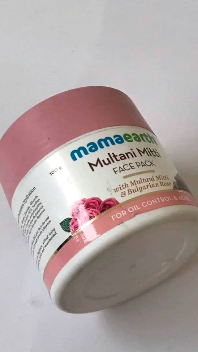 Mamaearth Multani Mitti Face Pack with Multani Mitti & Bulgarian Rose review photo by Shaikhsalwa
