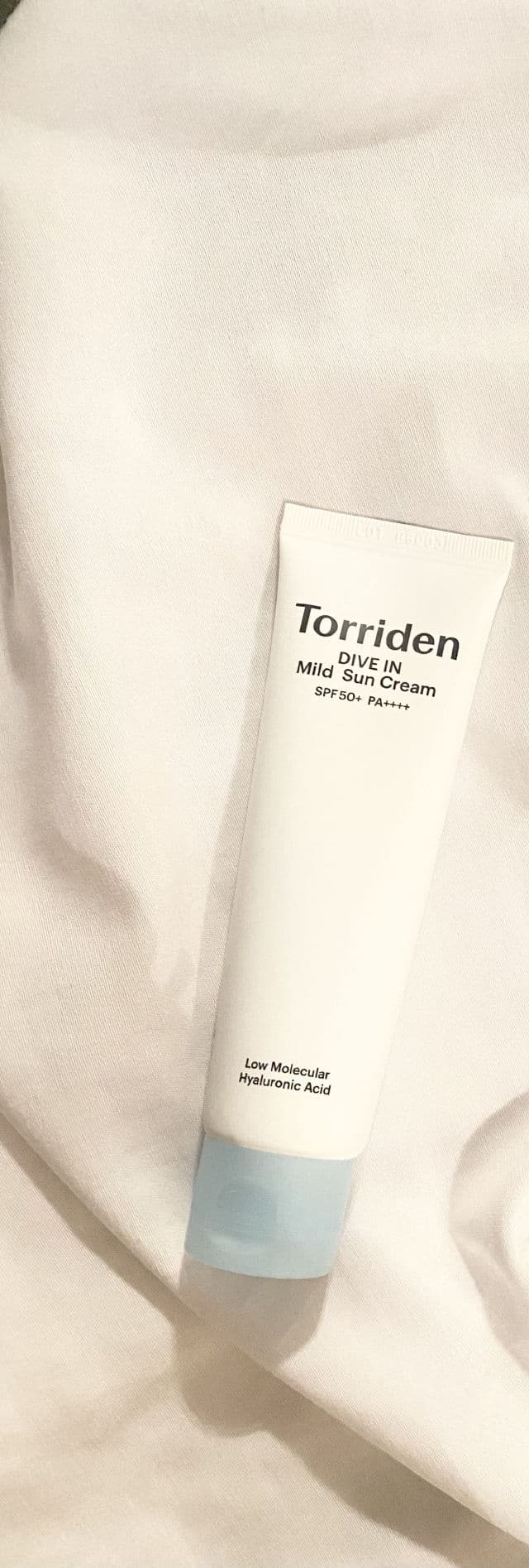 Torriden Dive-In Daily Suncream SPF50+ PA++++ review photo by Dewologyyy