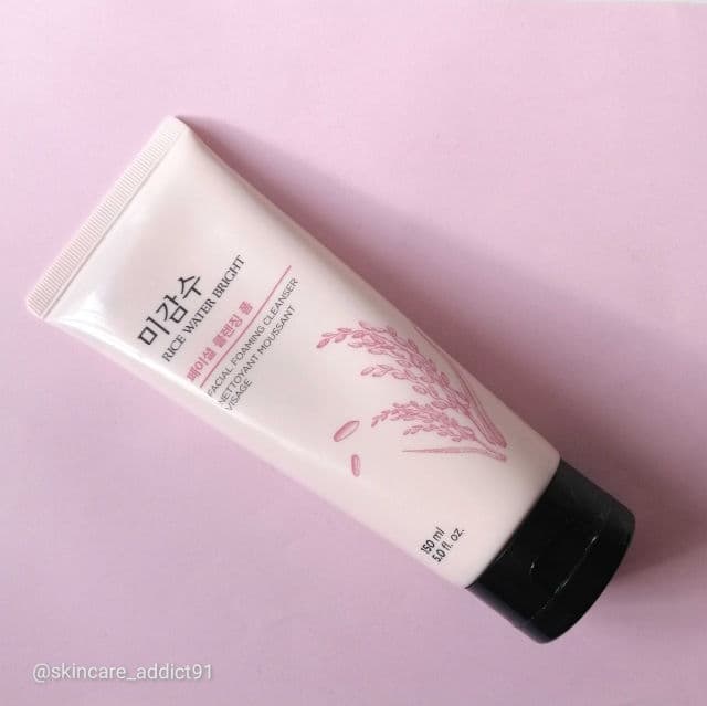 THE FACE SHOP Rice Water Bright Foaming Cleanser review photo by buba991