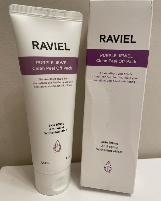 RAVIEL Purple Jewel Clean Peel Off Pack review photo by youbyou