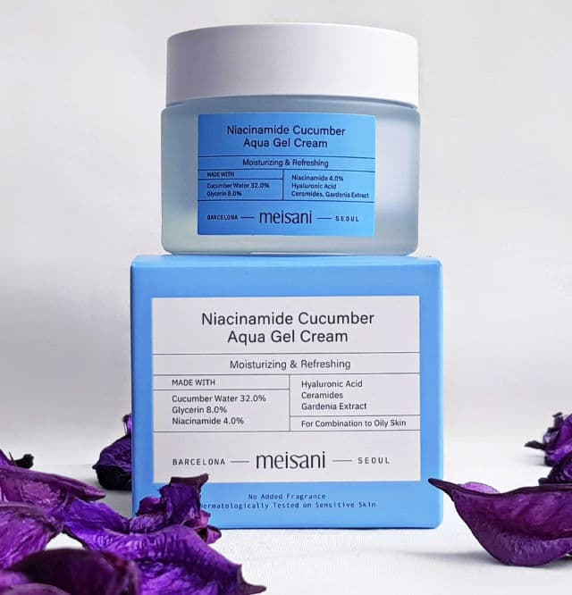 Meisani Niacinamide Cucumber Aqua Gel Cream review photo by makeupeyes10