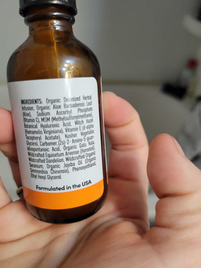TruSkin Naturals Vitamin C Serum review photo by DrMoate