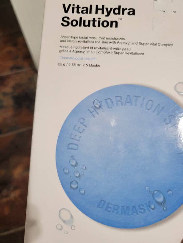 Dr. Jart+ Dermask Vital Hydra Solution Deep Hydration Sheet Mask review photo by DrMoate