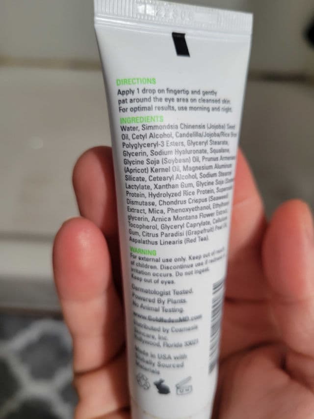 Goldfaden MD Bright Eyes - Dark Circle Radiance Concentrate review photo by DrMoate