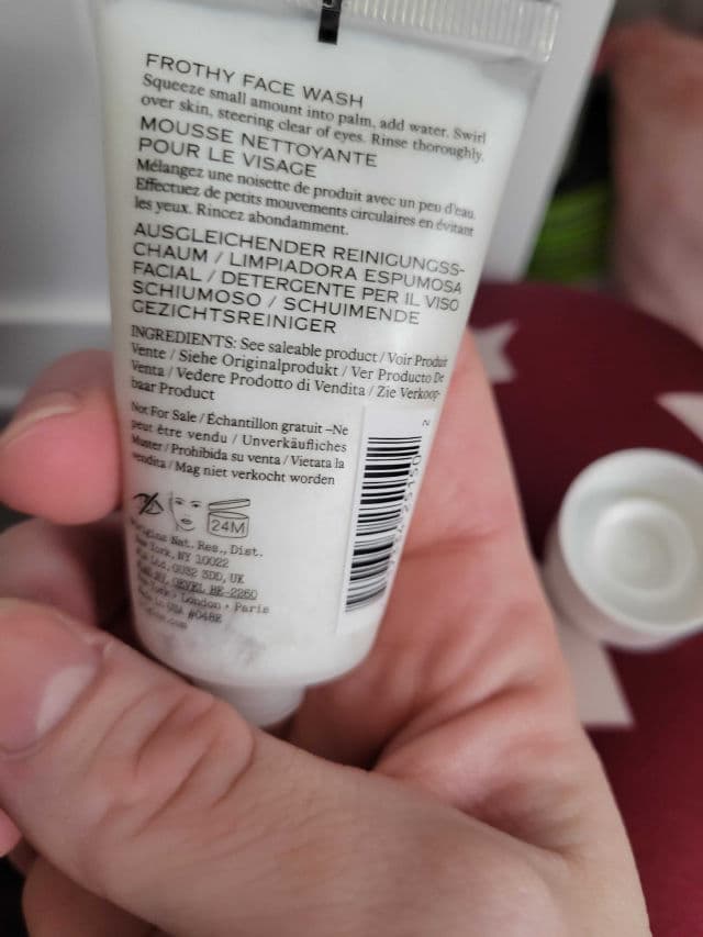 Origins Checks and Balances, Frothy Face Wash review photo by DrMoate