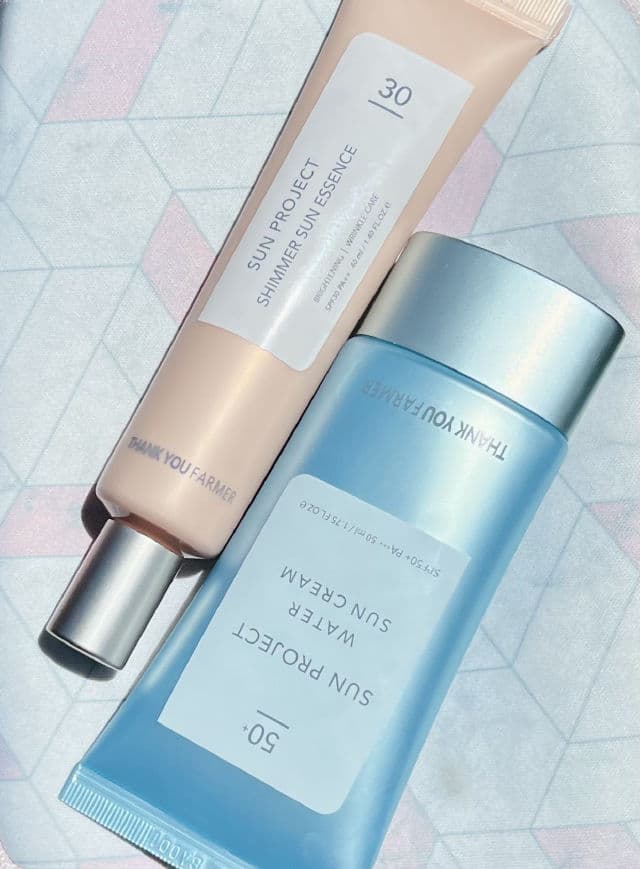 THANK YOU FARMER Sun Project Shimmer Sun Essence SPF30 PA++ review photo by PoshLife