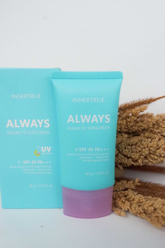 Innertrue Always Aqualite Sunscreen SPF45 PA+++ review photo by pingkywahyu
