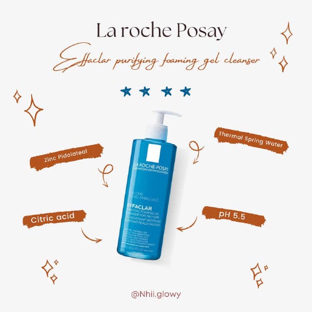 La Roche-Posay Effaclar Foaming Purifying Gel review photo by NhiiGlowy