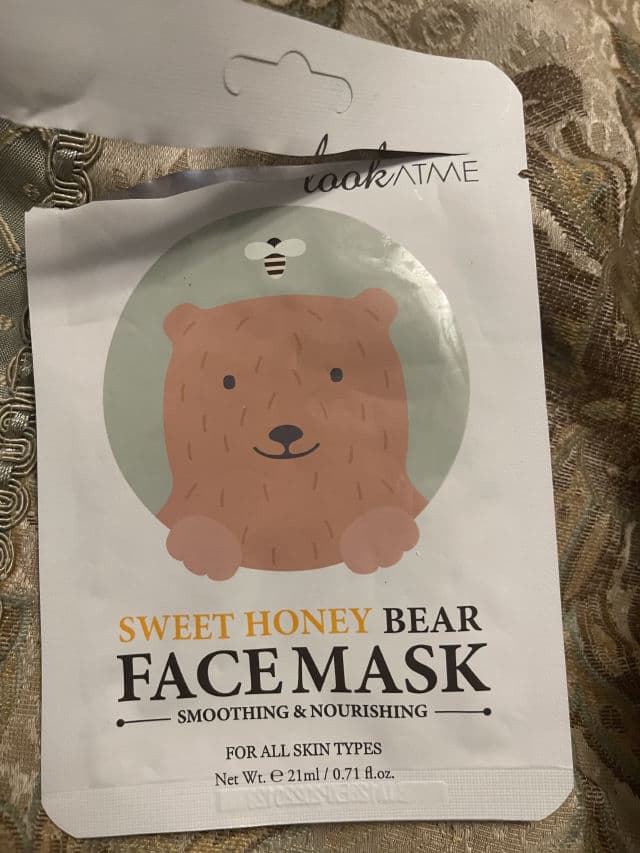 Look At Me Sweet Honey Bear Face Mask review photo by Jahquis27