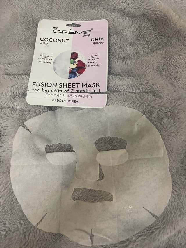 The Creme Shop Coconut & Chia Fusion Sheet Mask review photo by Jahquis27