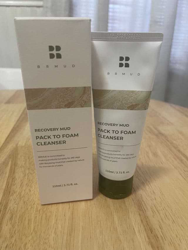 BRMUD Recovery Mud Pack to Foam Facial Cleanser review photo by Jahquis27