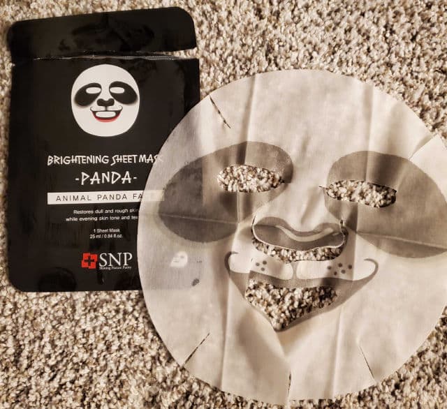 SNP Animal Panda Brightening Mask Sheet review photo by OreLu