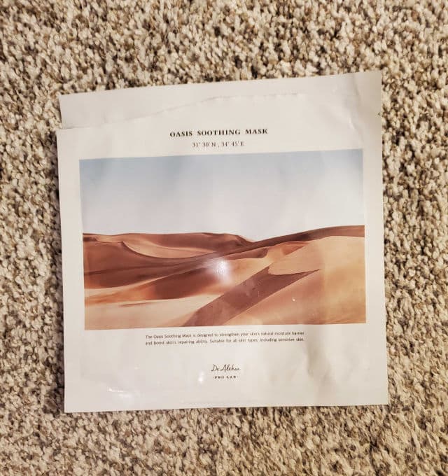 Oasis Soothing Mask product review