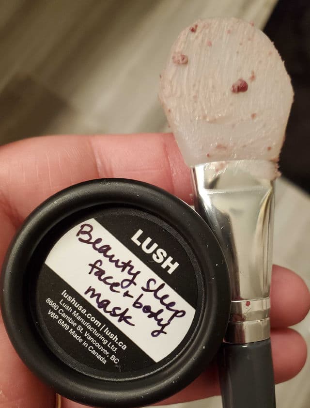 LUSH Beauty Sleep Face and Body Mask review photo by OreLu
